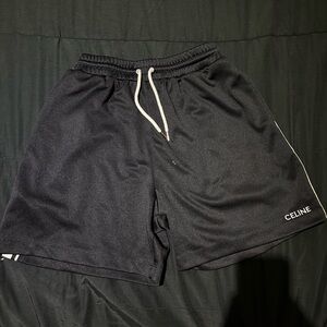 Celine Black Athletic Men's Shorts
